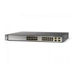 سوئیچ شبکه سیسکو 24 پورت WS-C3750-24PS-S