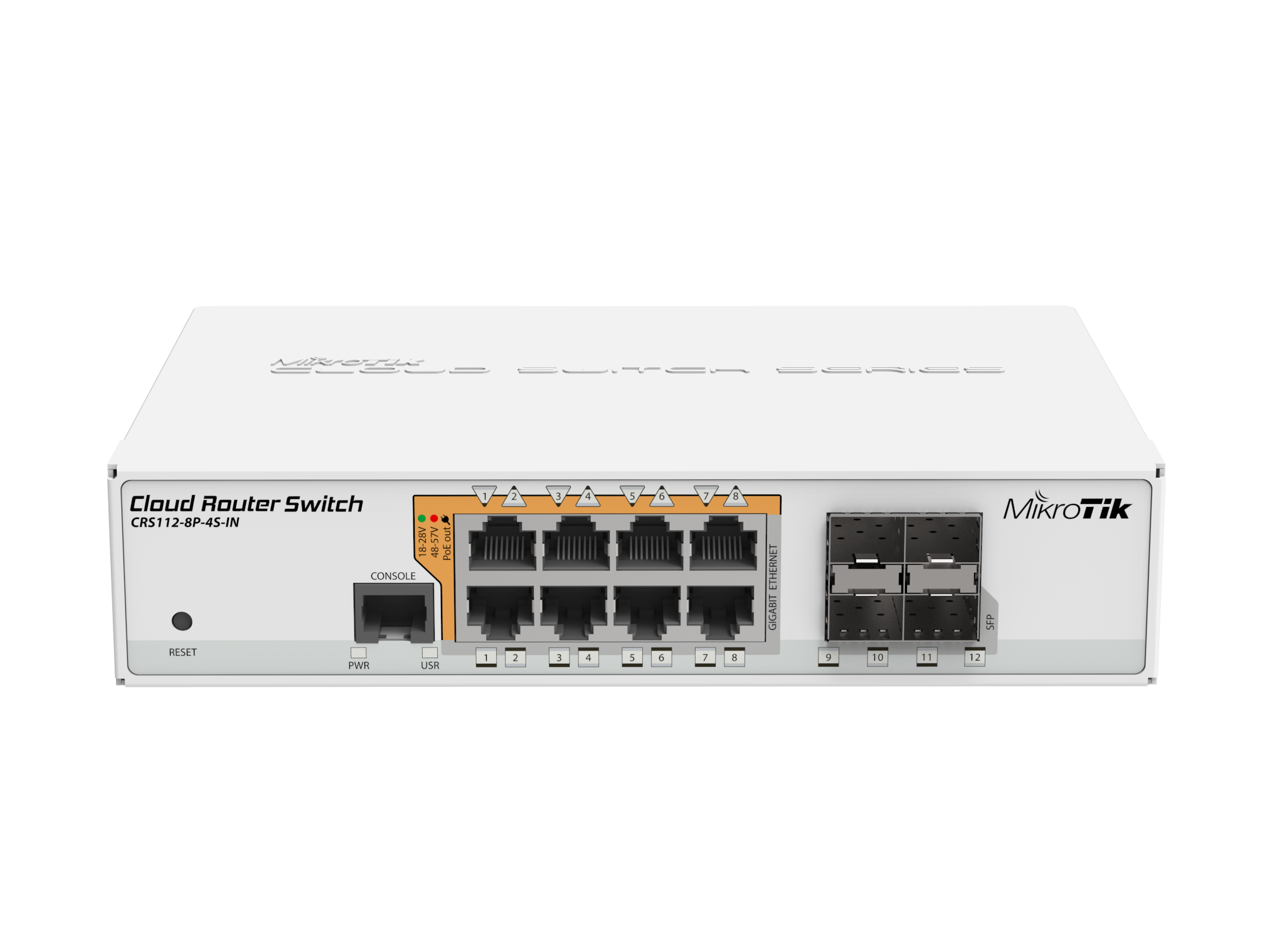 خرید و قیمت روتر سوئیچ CRS112-8P-4S-IN میکروتیک
