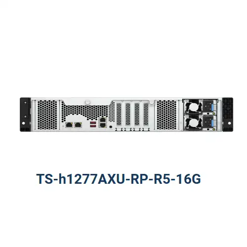 ذخیره ساز تحت شبکه کیونپ مدل TS-h1277AXU-RP-R5-16G قدرتمند و حرفه ای - Image 3